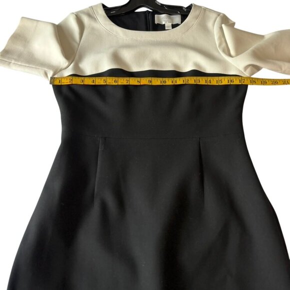 Hugo Boss Womens Black & White Colorblock Sheath Dress Size US 4 Formal Workwear - Picture 6 of 9